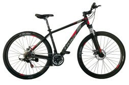 Велосипед TRINX M136 PRO 29" чорний/сірий/червоний 18"  Фото