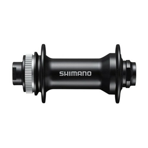 Втулка передня Shimano НВ-MT400-B 32 отвори вісь E-Thru 110x15мм CenterLock чорний