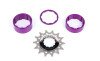 Набір FireEye для SingleSpeed SSK 14T (1.8 мм) фіолетовий