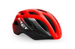 Шлем MET Idolo глянцевый красный/черный M (52-59 см)  Фото
