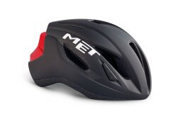 Шлем MET Strale матовый черный/красный S (52-56 см)  Фото