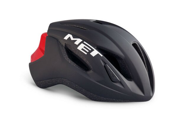 Шлем MET Strale матовый черный/красный S (52-56 см)