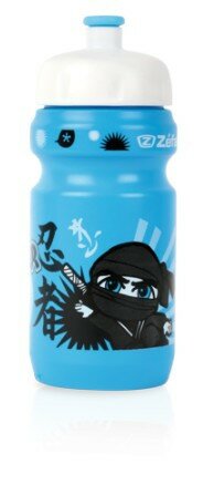 Фляга Zefal Littlez Ninja Boy + универсальный держатель 350 мл голубой