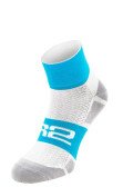 Шкарпетки R2 Style білий/блакитний/сірий L (43-46)  Фото