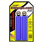 Ручки руля ESI Chunky Blue синий  Фото
