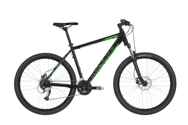 Велосипед Kellys Madman 50 (27.5") Black Green S (17.5")