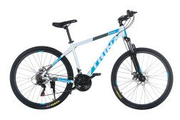 Велосипед TRINX M116 Elite 27.5" белый/голубой/серый 18"  Фото