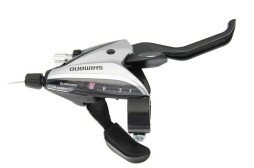 Гальмівна ручка/шифтер (моноблок) Shimano Acera ST-EF65 права 8 швидкостей сріблястий  Фото