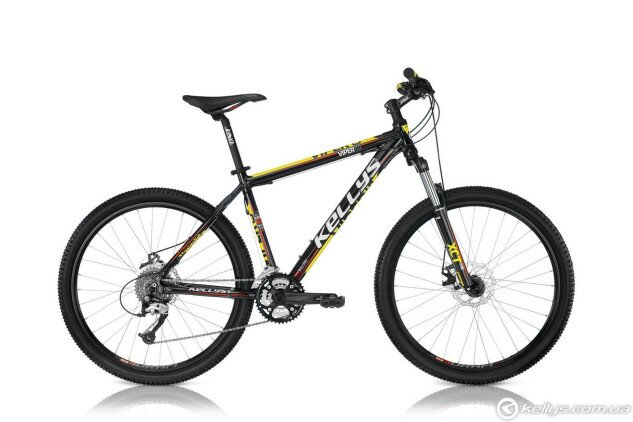 Велосипед Kellys 14 Viper 50 Black yellow 15.5"