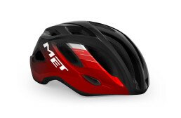 Шлем MET Idolo глянцевый черный/красный металлик XL (60-64 см)  Фото