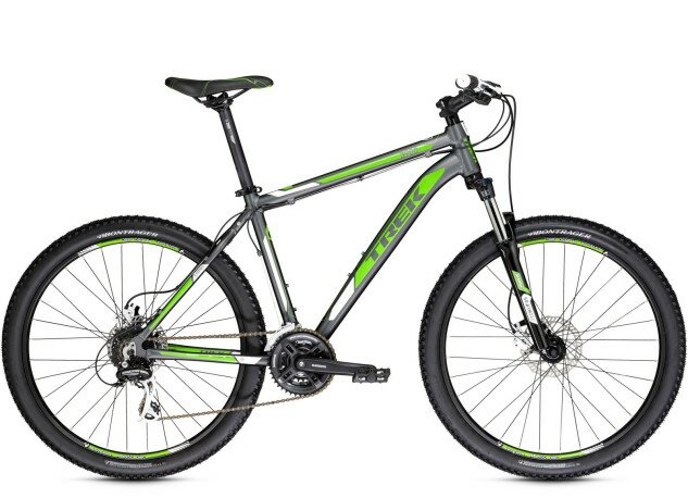 Велосипед Trek-2014 3900 DISC 21" серо-зеленый (Onyx/Green)
