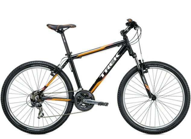 Велосипед Trek-2015 3500 черно-оранжевый (Orange) 18"