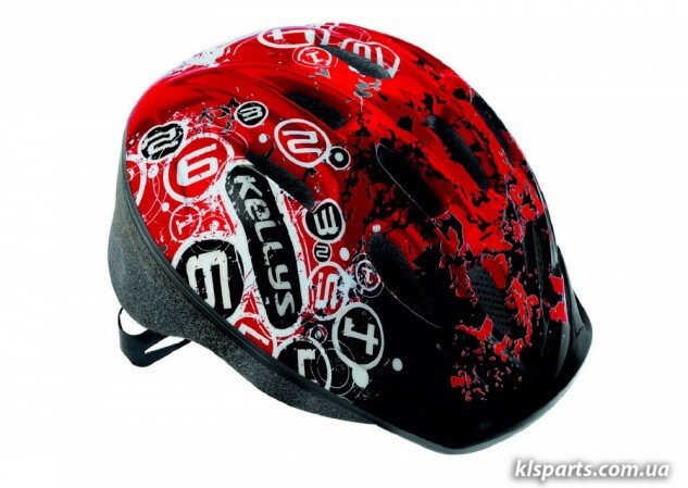 Шлем детский KLS Mark красный S/M (51-54 см)