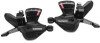 Комплект манеток Shimano Altus SL-M310 3x7 швидкостей ліва+парава чорний