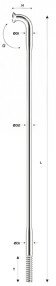 Спица Pillar PDB1415 290 мм тянутая 2/1.8/2 серебристый