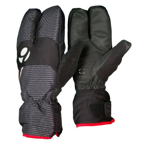 Рукавички зимові Bontrager RXL Waterproof Softshell Split чорний M