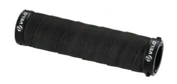 Ручки руля VLG852AD4 з замками чорний 129 мм  Фото
