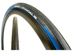 Покрышка Michelin Lithion 2 TS (700х23С) 23-622 черный/синий  Фото