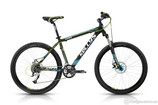 Велосипед Kellys 15 Viper 50 Black Blue 17.5"