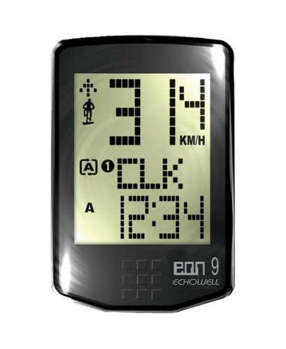 Велокомп`ютер дротовий Techwell EON 9 9 функцій чорний