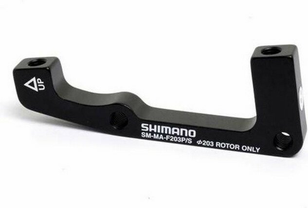 Адаптер дисковых тормозов Shimano передний 203 мм PM/IS