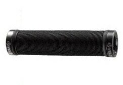 Ручки руля Velo VLG1266AD2 з замками чорний 135 мм  Фото