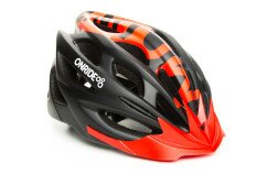 Шлем ONRIDE Mount матовый черный/красный L (58-61 см)  Фото
