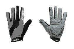Перчатки ONRIDE Long длинные пальцы серый/черный S  Фото