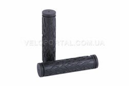 Ручки руля Velo VLG-386 чорний 125 мм  Фото