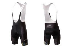 Велотрусы мужские Monton Pro Bib shorts с лямками с памперсом черный XL   Фото