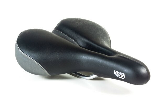 Седло Velo VL-6202 стальные рамки черный логотип VK Фото №2