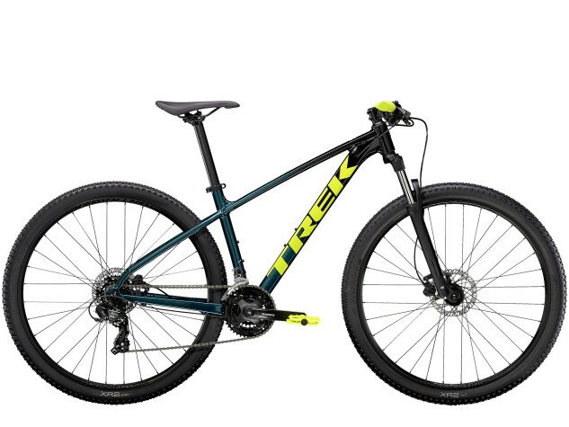 Велосипед Trek 2021 Marlin 5 27.5" чорний/зелений XS (13.5")