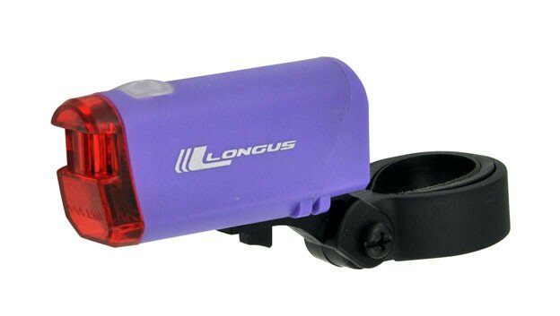 Мигалка задня Longus 1 SUPER LED 2F фіолетовий
