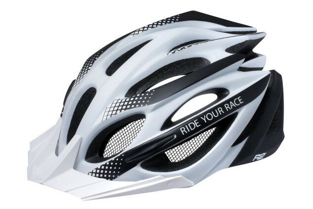 Шлем R2 PRO-TEC белый/черный L 58 - 62 см