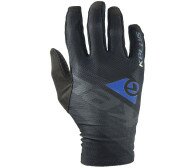 Перчатки KLS Bond Long длинные пальцы черный/синий S  Фото