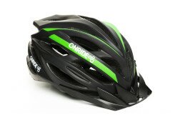 Шлем ONRIDE Grip матовый черный/зеленый M (55-58 см)  Фото