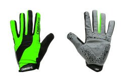 Перчатки ONRIDE Long длинные пальцы зеленый/черный XS  Фото