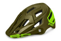 Шлем R2 Trail зеленый/лайм М (56-58 см)  Фото