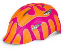 Шлем детский R2 Ducky оранжевый/розовый XS (48-52 см)  Фото