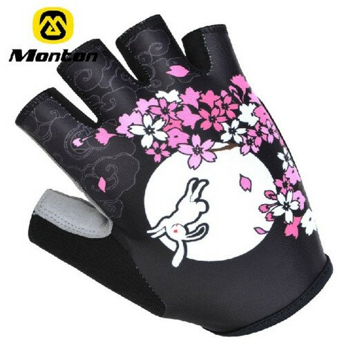 Перчатки женские Monton Night Rabbit Evo черный/белый/розовый L
