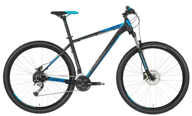 Велосипед Kellys Spider 50 (29") Black Blue S (17")