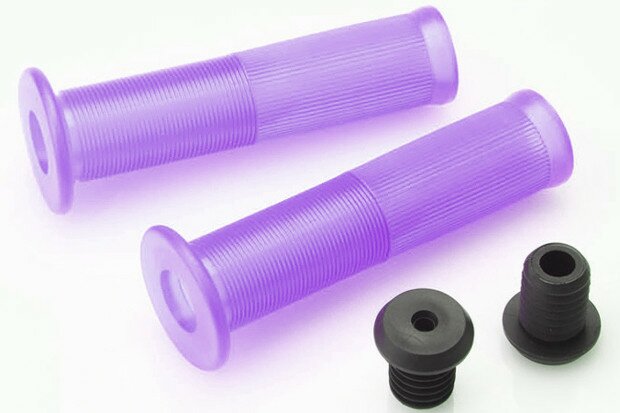 Ручки руля FireEye Sea Cucumber 140 мм прозрачный фиолетовый Фото №2