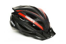Шлем ONRIDE Grip матовый черный/красный M (55-58 см)  Фото