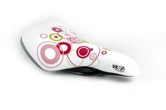 Седло Velo VL-5062 белый/розовый