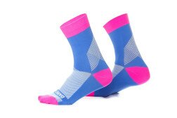 Шкарпетки Monton синій/рожевий Free Size  Фото