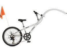 Причіп для двохколісного велосипеда MT 206 20 SL сріблястий (Silver)  Фото
