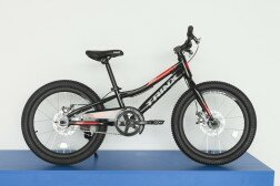 Велосипед дитячий Trinx Smart 1.0 20" чорний/червоний/сірий  Фото