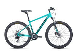 Велосипед Trinx M600 Elite 27.5" голубой/черный/зеленый 21"  Фото
