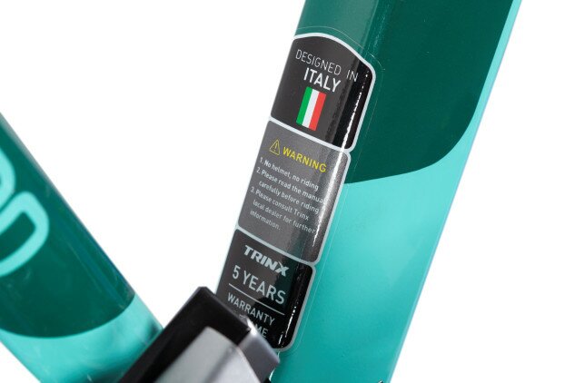 Велосипед Trinx M600 Elite 27.5" блакитний/чорний/зелений 21" Фото №4