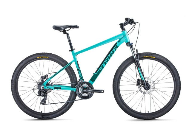 Велосипед Trinx M600 Elite 27.5" блакитний/чорний/зелений 21" Фото №5